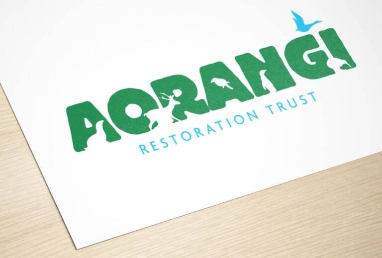 Aorangi Restoration Trust logo showing the the six protected species In the Aorangi Forest