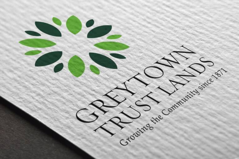 Greytown Trusts Logo. Greytown was New Zealand's first inland arbor town.