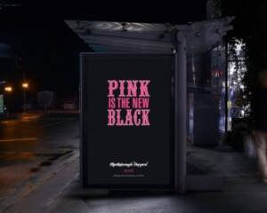 Martinborough Vineyard Rosé Campaign bus shelter poster