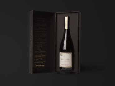 Packaging for Marie Zelie New Zealand's most expensive Pinot Noir wine