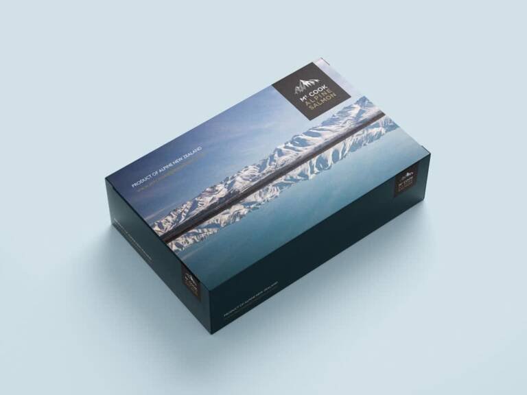MtCook Alpine Salmon Packaging Design pic