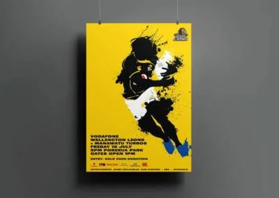 Wellington Lions Preseason Poster pic