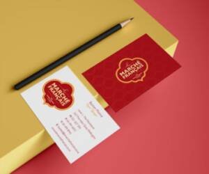 Le Marché Francais Identity Design Image