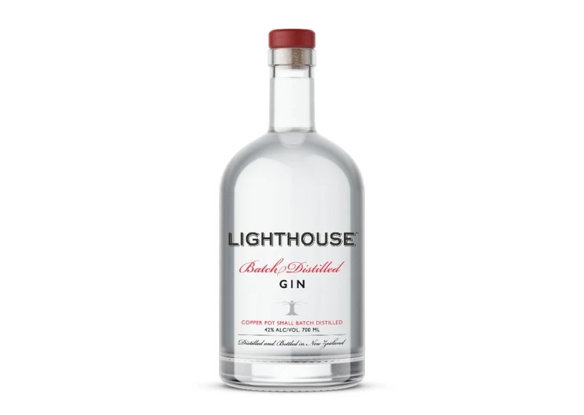 Bottle of Lighthouse Batch Distilled Gin.