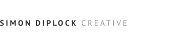 Simon Diplock Creative logo in black font.