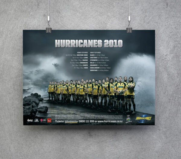 Hurricanes Rugby Season Poster 2010