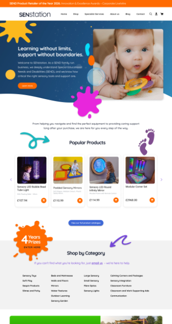 senstation-webs-343 Nurture Higher Eduction Website
